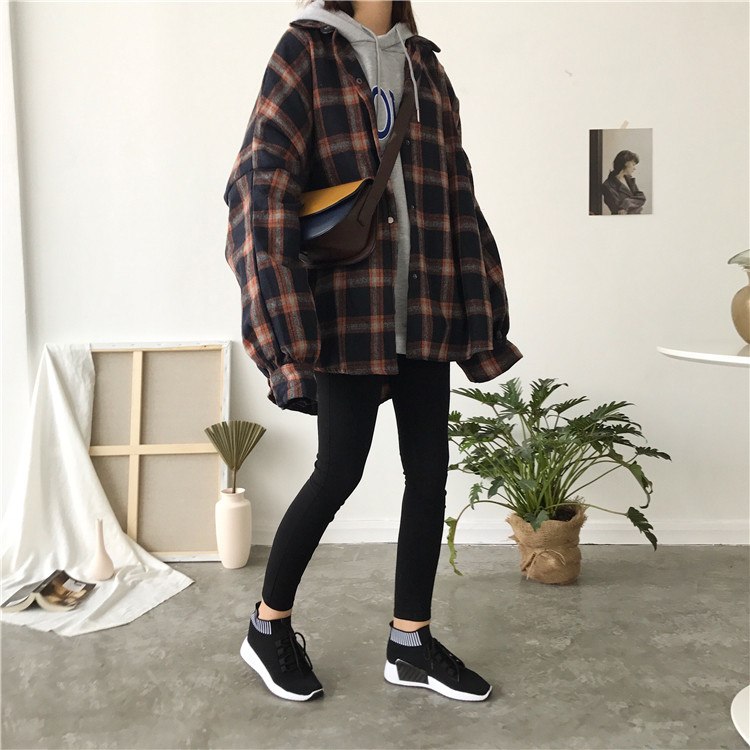 Featured image of post Oversized Flannel Outfit Korean