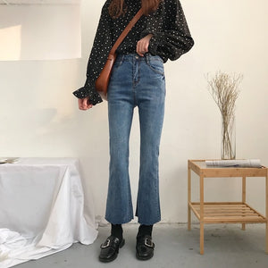 korean flare jeans