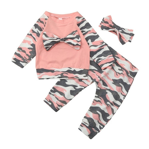 pink camo baby girl clothes