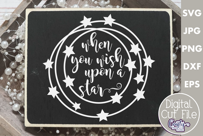 Make A Wish Star SVG 
