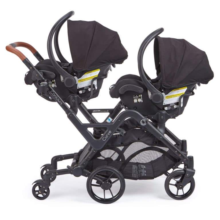 curve double stroller