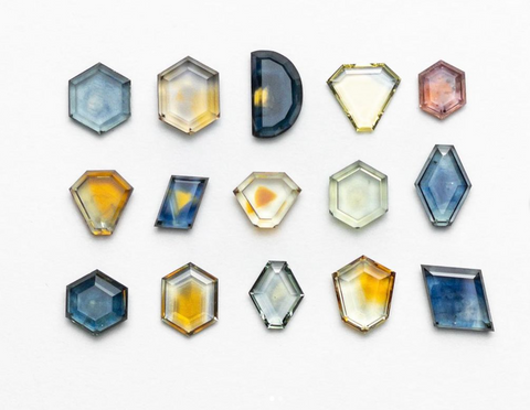 image of multi-colored montana sapphires