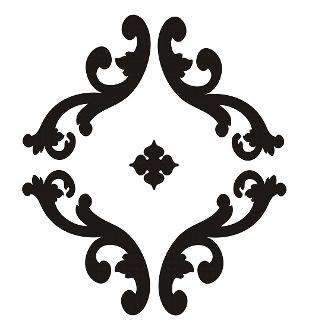 Parisian Scroll Motif 4pk Maison Blanche Retailer