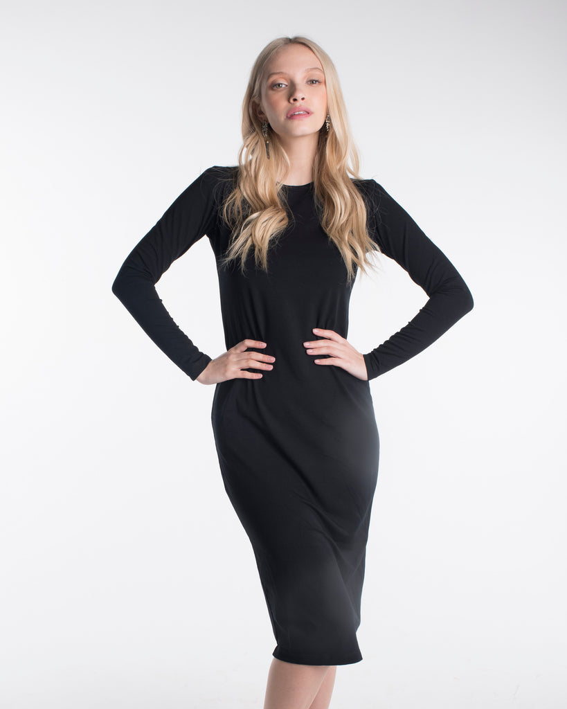 LADIES SILHOUETTE DRESS LONG SLEEVE – The Shell Station