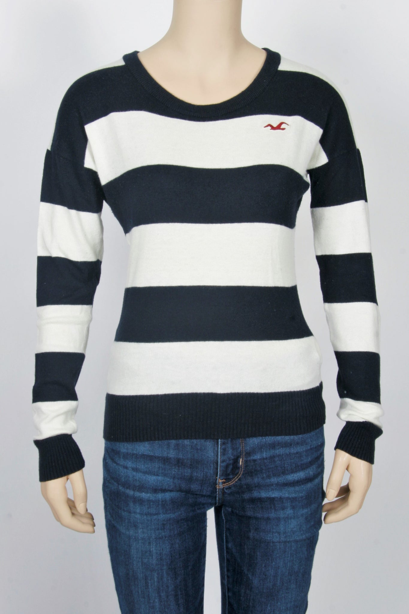 hollister striped sweater