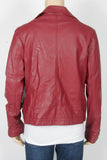 NWOT Forever 21 Maroon Moto Jacket-Size Small