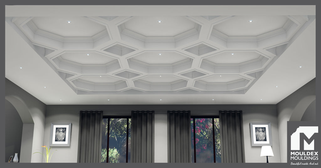 One Piece Beams Coffered Waffle Ceilings Design Ideas