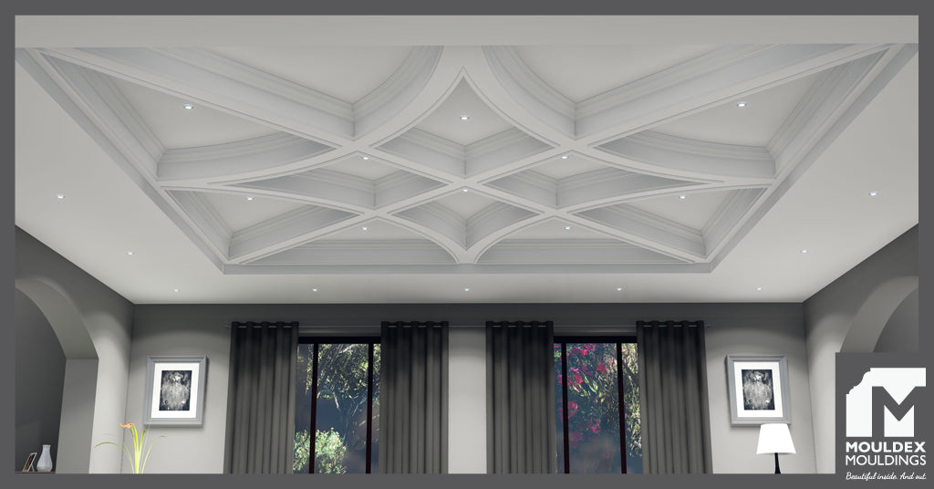 One Piece Beams Coffered Waffle Ceilings Design Ideas