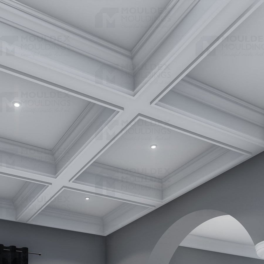 The Dunbar Interior Plaster Ceiling Beam 12
