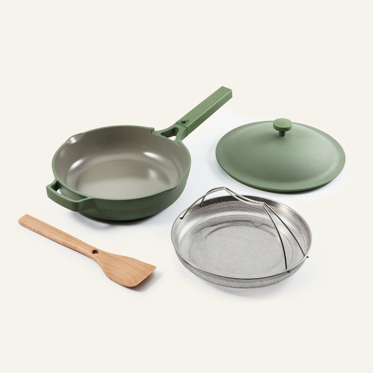 Our Place Always Pan 2.0-10.5-Inch Nonstick, Toxin-Free Ceramic Cookware |  Versatile Frying Pan, Skillet, Saute Pan | Stainless Steel Handle | Oven