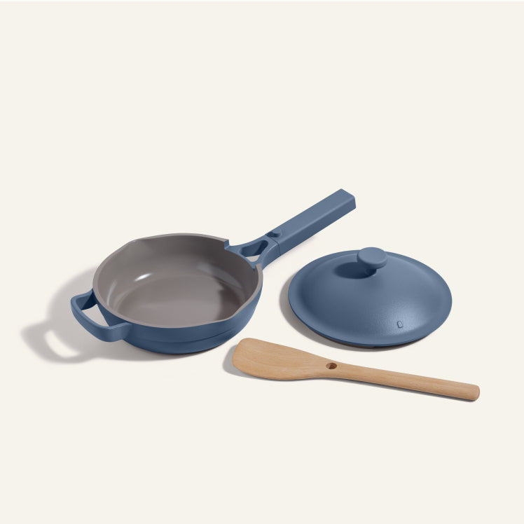 Our Place X Selena Gomez Always Pan & Perfect Pot Set, Limited Edition  Color Azul, Home Cook Duo, Toxin-Free Ceramic Nonstick Coating, Sear,  Saute