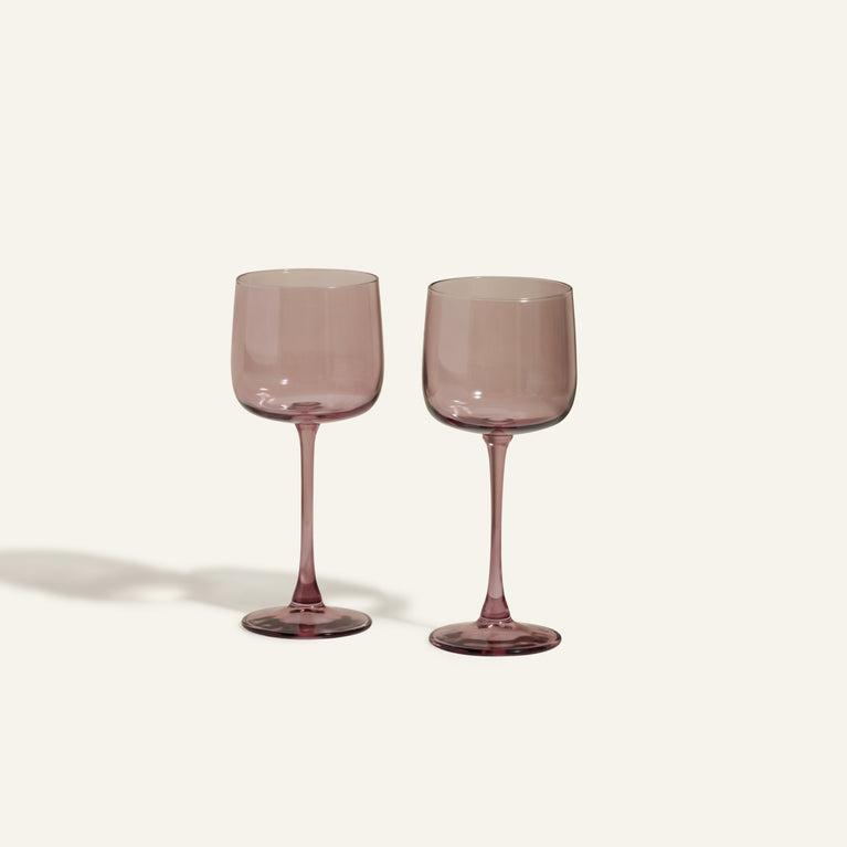 Tinted Wine Glasses