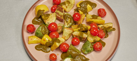 Roasted Summer Squash with Chimichurri