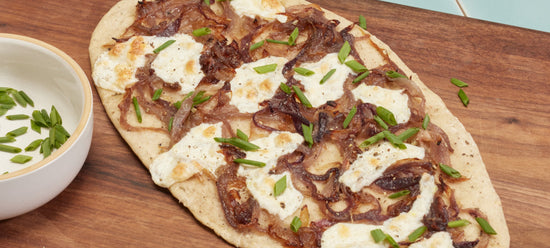 Za'atar Flatbread with Caramelized Onions