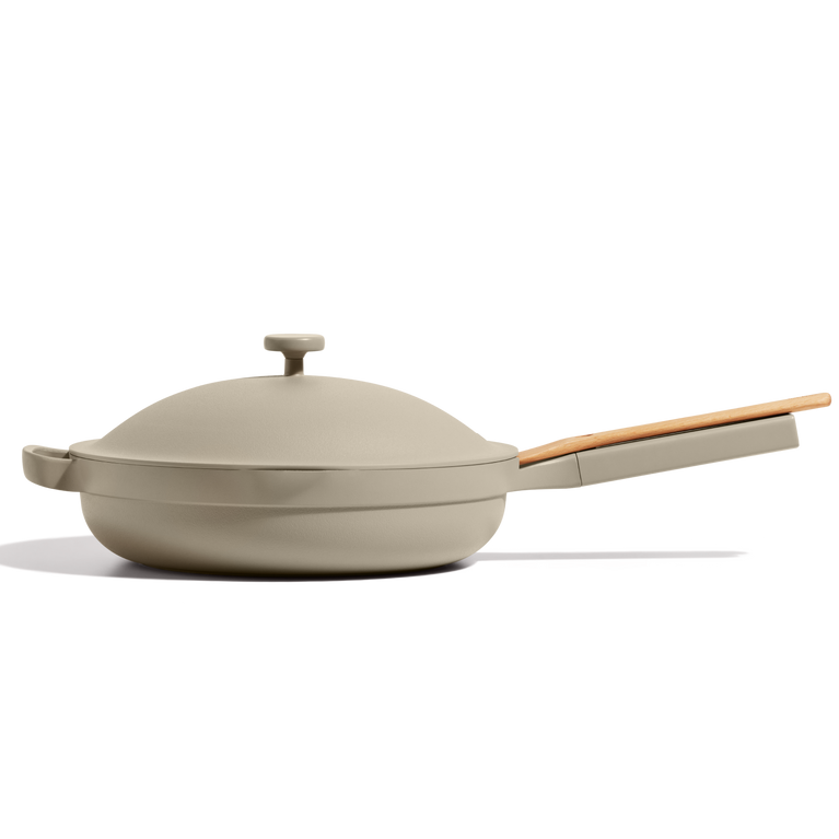 CAROTE Nonstick Deep Frying Pan with Lid, 12.5 Inch Skillet Saute