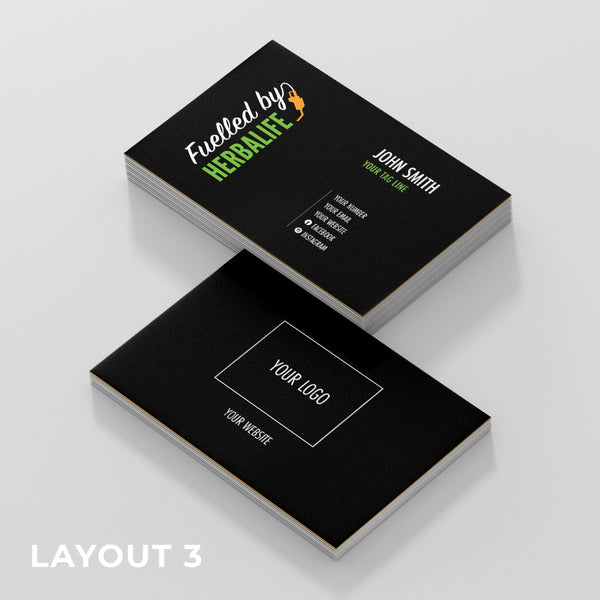 glossy double sided business cards