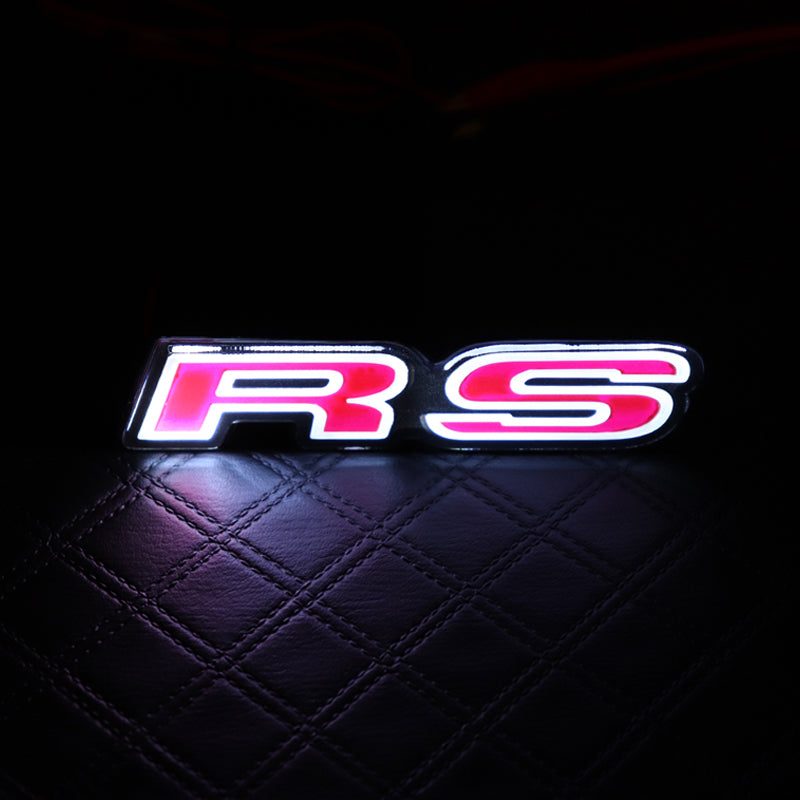 Red RS LED Front Grille Emblem – MAKOTO_JDM