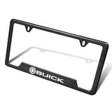 For BUICK Carbon Fiber Look License Plate Frame ABS X2