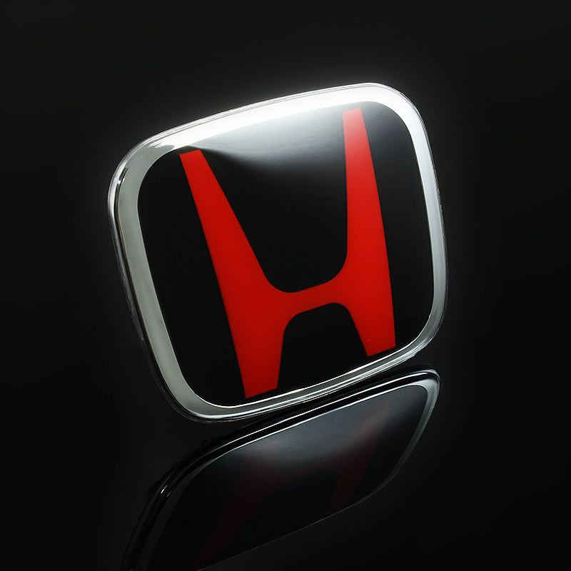 JDM RED u0026 BLACK FRONT REAR NEW EMBLEM BADGE FOR HONDA JAZZ FIT 