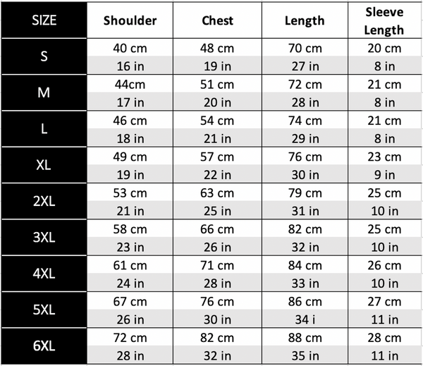 Size Charts - RangeTrotter