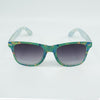 Retro Patterned Wayfarer Sunglasses - Shadeitude