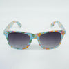 Retro Patterned Wayfarer Sunglasses - Shadeitude