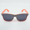 Retro Patterned Wayfarer Sunglasses - Shadeitude