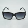 Caleb Silver Accent Retro Squared Sunglasses - Shadeitude