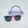Holograph Seashells Sunglasses and Case Set - Shadeitude