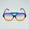 Hunter Hollow Out Plastic Frame Oversized Sunglasses - Shadeitude