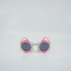 Flower Glitter Sunglasses and Case Set - Shadeitude