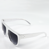 Chromed Out Flat Top Square Sunglasses - Shadeitude