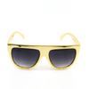 Chromed Out Flat Top Square Sunglasses - Shadeitude