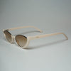 Issa Vibe Half Frame Oval Sunglasses - Shadeitude