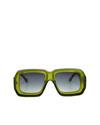 Zelda Oversized Tube Square Sunglasses - Shadeitude