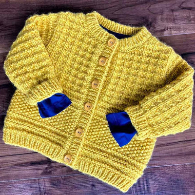 Couverture pour bébé Coraline au crochet tunisien – Boutique Madolaine