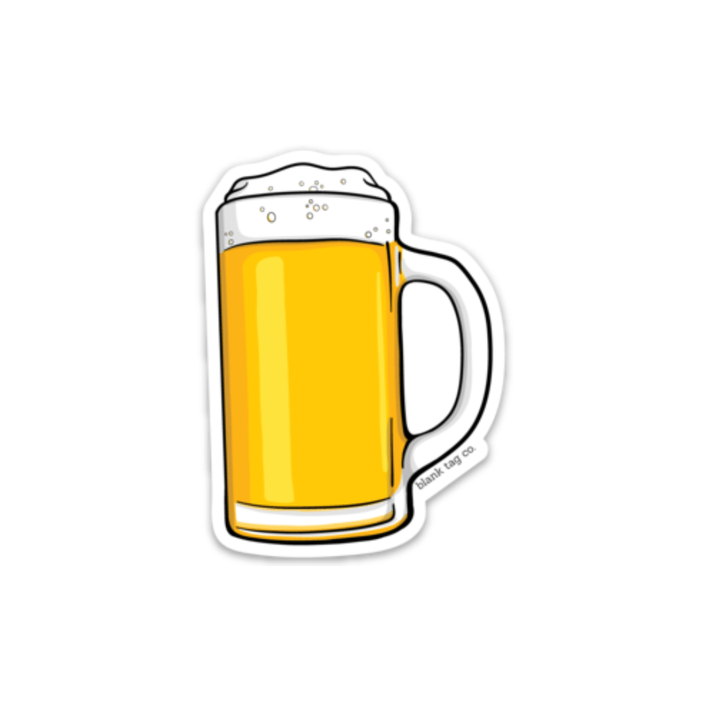 The Beer Sticker – blank tag co.