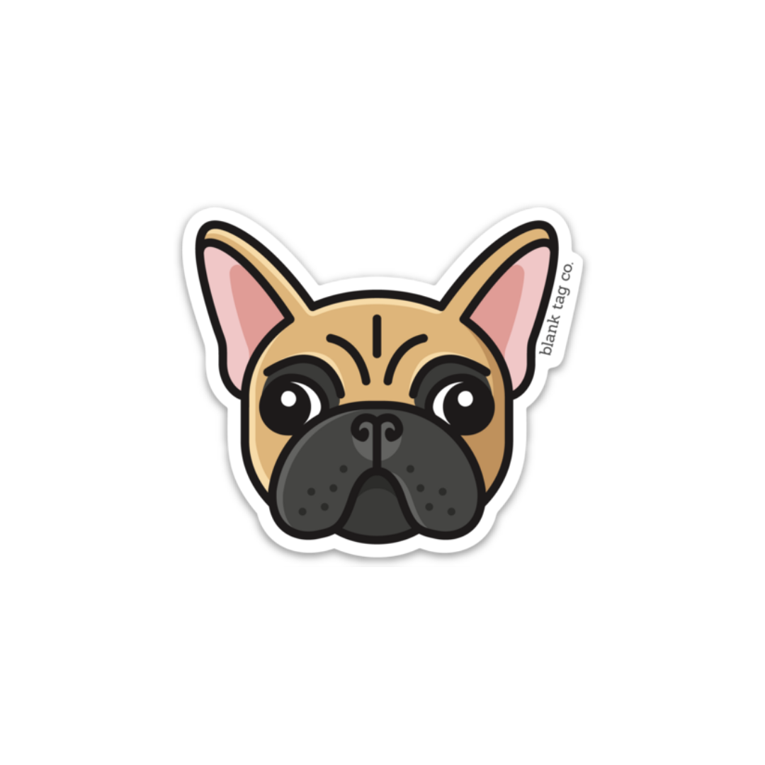 EK Sticko Sticker Fuzzy Frenchie