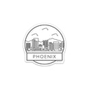 The Phoenix Cityscape Sticker – Blank Tag Co.