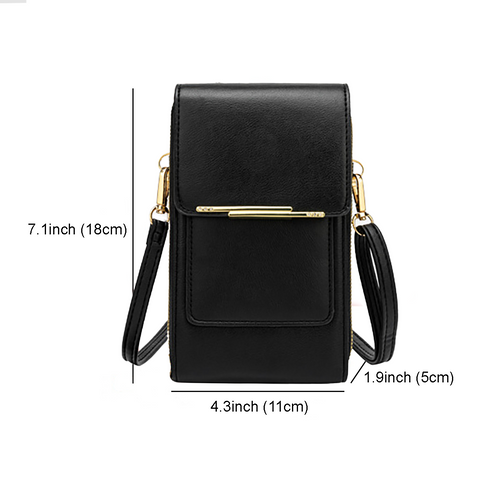 Touch Screen Phone Wallet Case Crossbody Purse