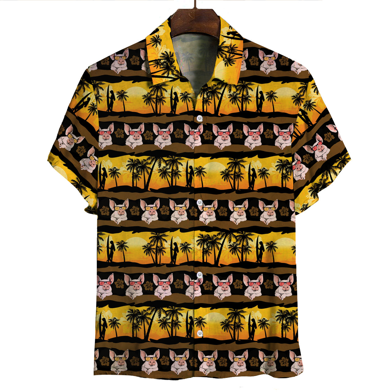 Aloha Hawaiian Pig Shirt V1 - follus.com