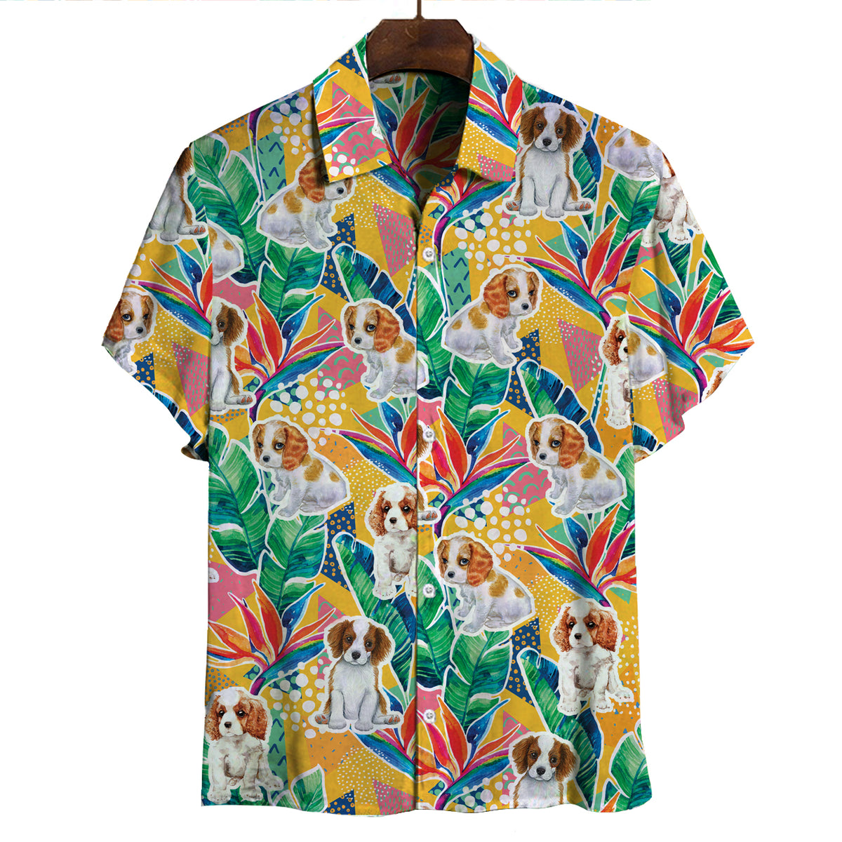 Cavalier King Charles Spaniel - Hawaiian Shirt V1