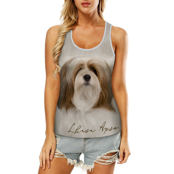 Lhasa Apso - Hollow Tank Top V1 - follus.com