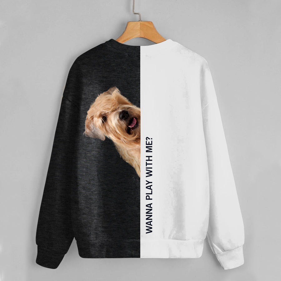 Play With Me - Wheaten Terrier Sweatshirt V1
