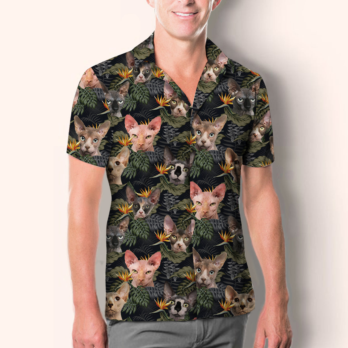 cat hawaiian shirt