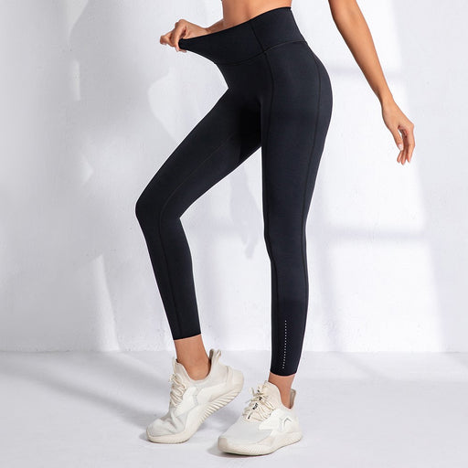 Kick Back Navy Blue High-Rise Low Impact Leggings