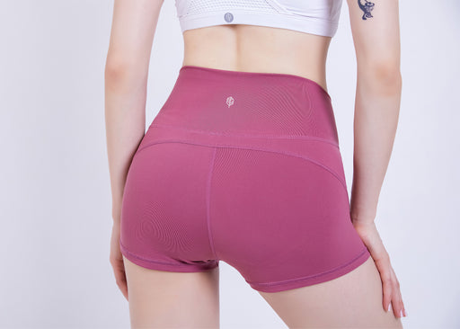COMVALUE Gym Shorts Women Women's Summer New Chrysanthemum Pleated Peach  Hip Tight High Waist Hip Lifting Exercise Yoga Shorts at  Women's  Clothing store