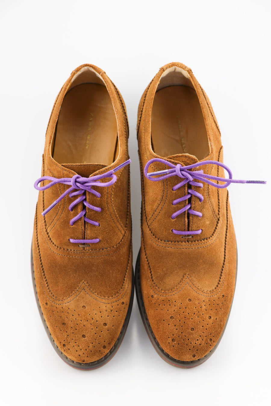 Dark Purple Shoe Laces - Violet coloured Shoelaces – Ted and Lemon