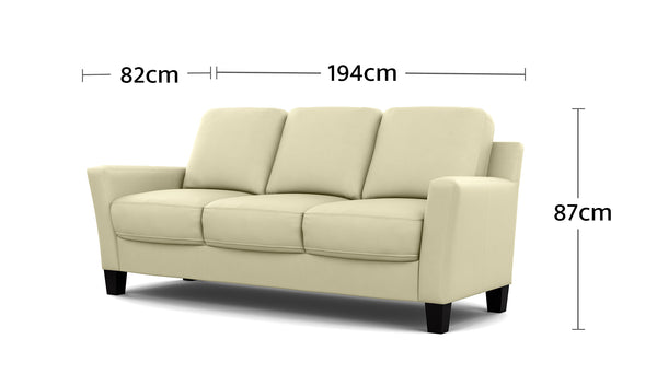 Alana 3 Seater Dimensions