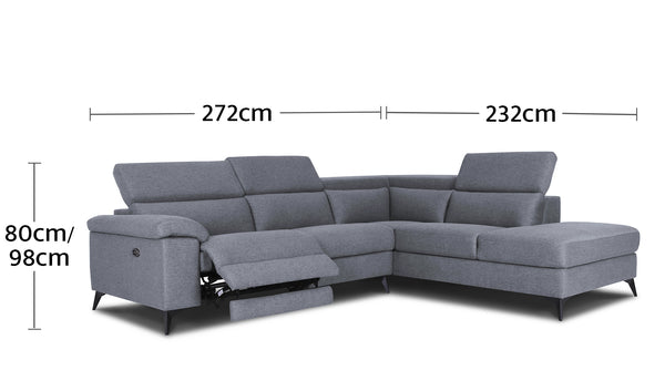 Como 4 Seater Chaise Dimensions